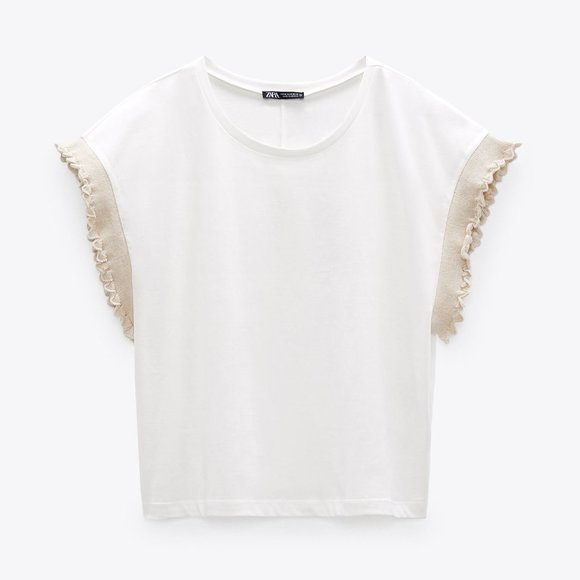 Zara Tops Zara Ruffled Top Poshmark